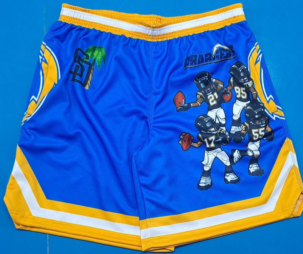 SAN DIEGO Chargers HOF WORKOUT SHORTS