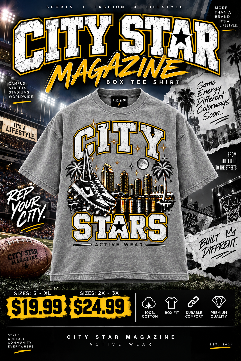 City Stars Magazine Tee
